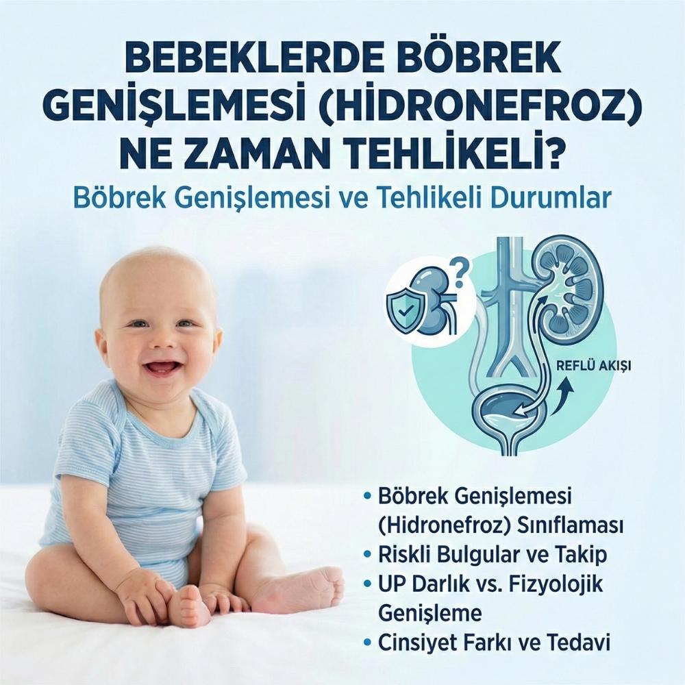 Bebeklerde Böbrek Genişlemesi (Hidronefroz) Ne Zaman Tehlikeli?