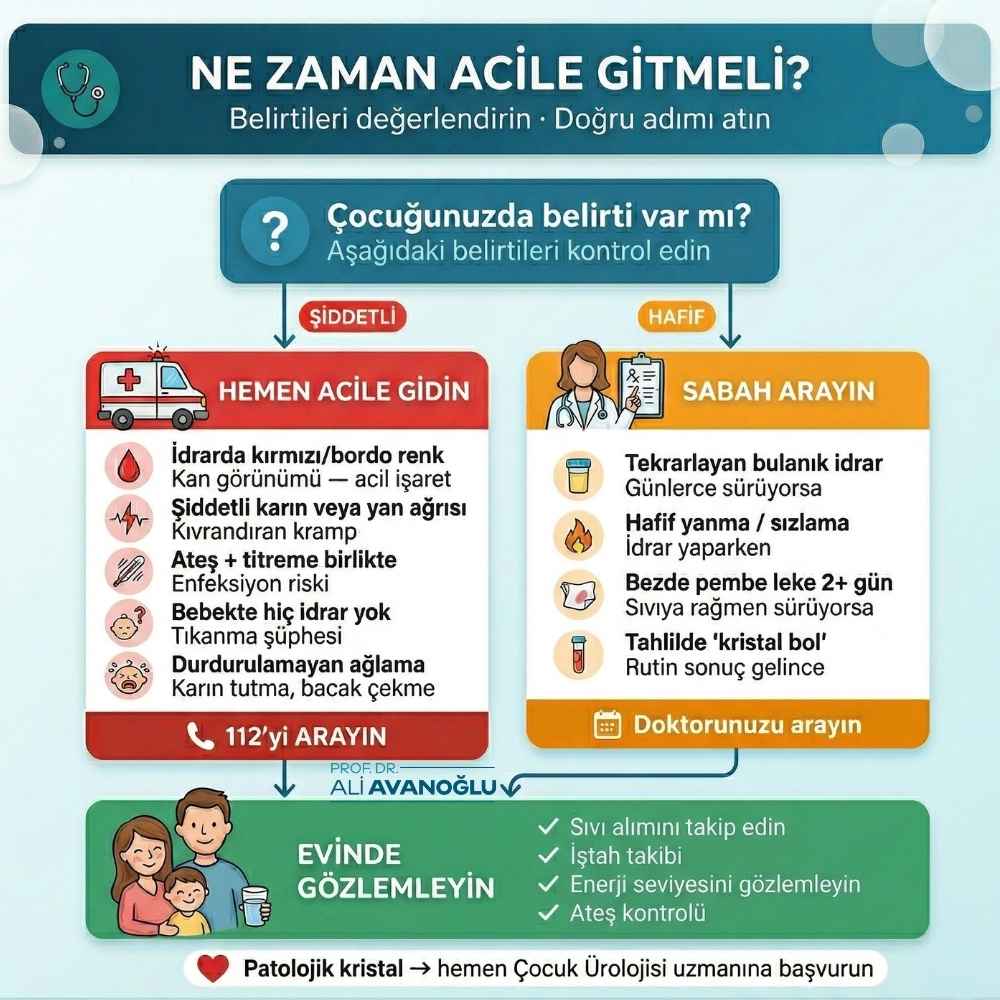 Bebek bezinde kristalleşme neden olur