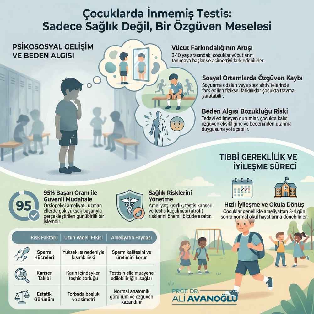 12 yaşında İnmemiş testis ameliyatı