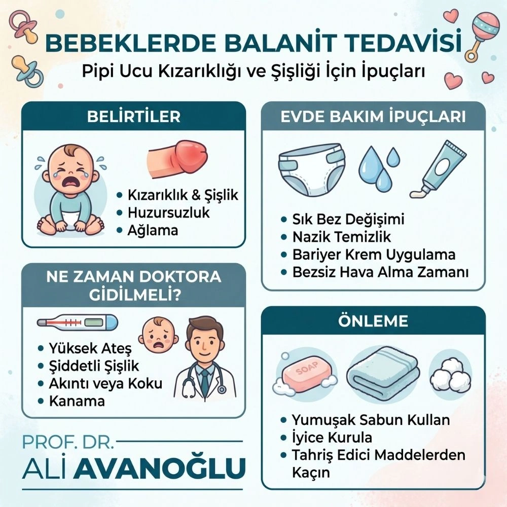 bebeklerde balanit tedavisi