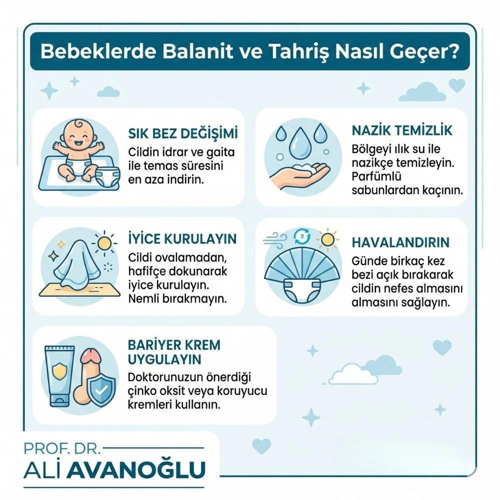 bebeklerde pipi ucu kızarıklığı