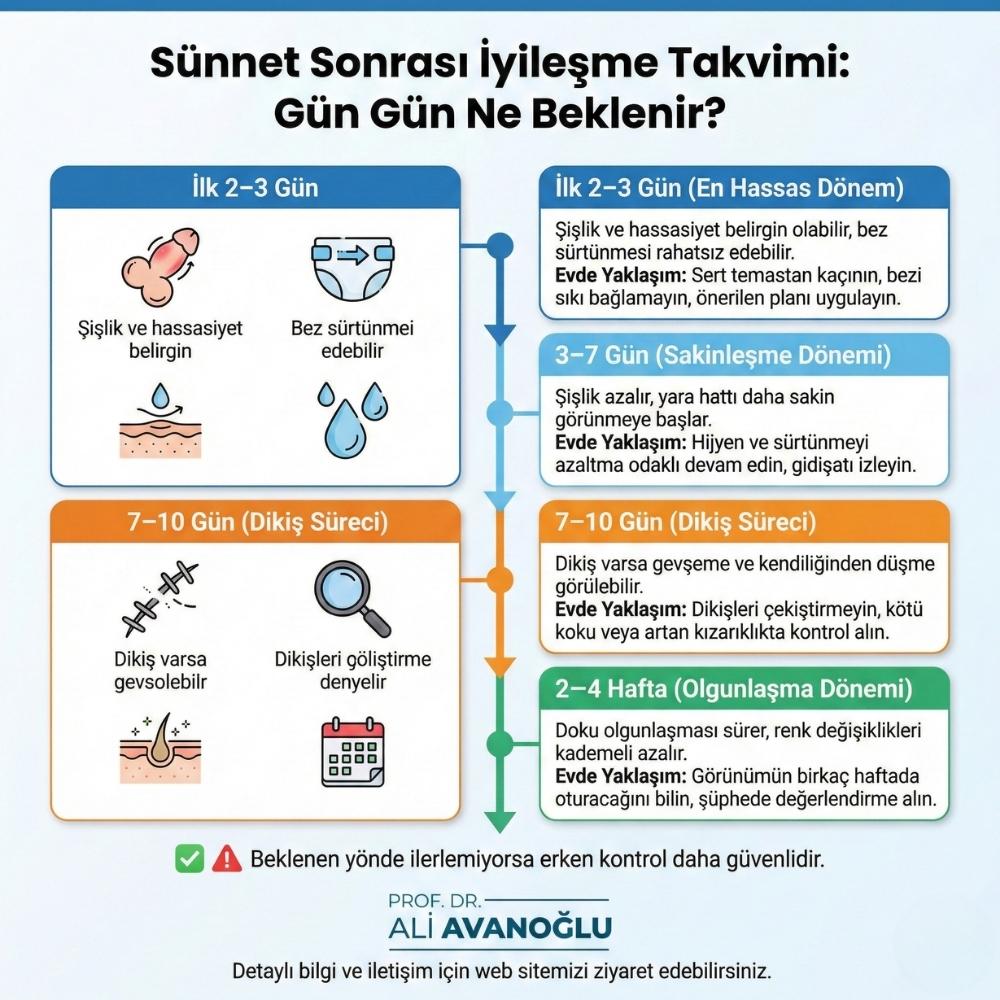 Bezli bebeklerde sünnet kaç günde iyileşir