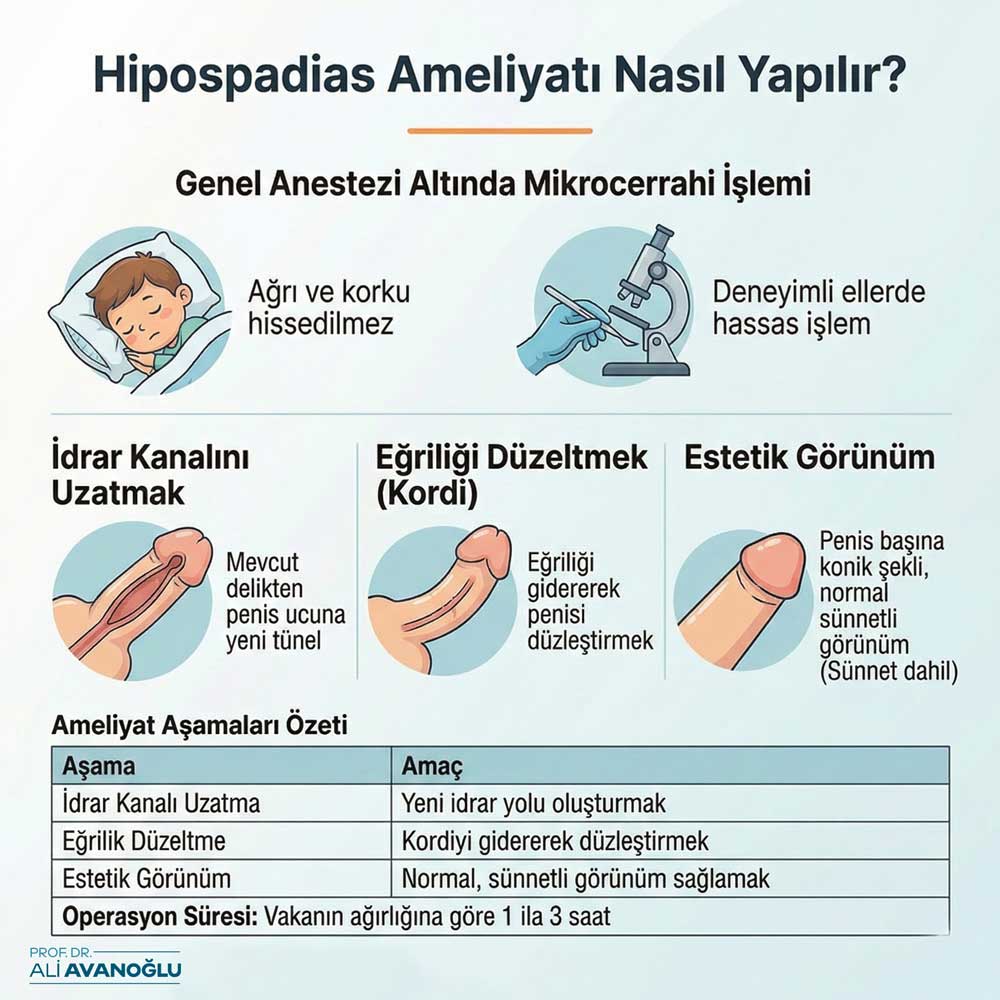 Hipospadias Ameliyatı Nasıl Yapılır