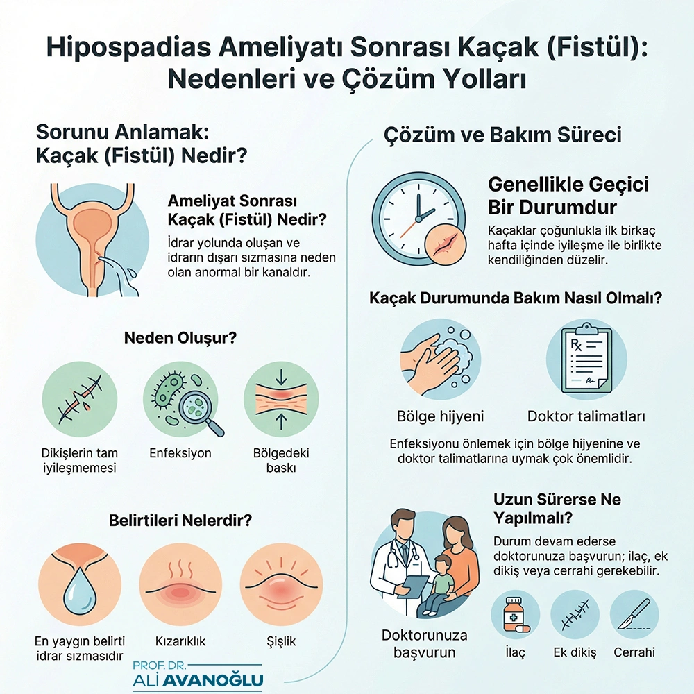 Hipospadias Ameliyatı Sonrası Kaçak