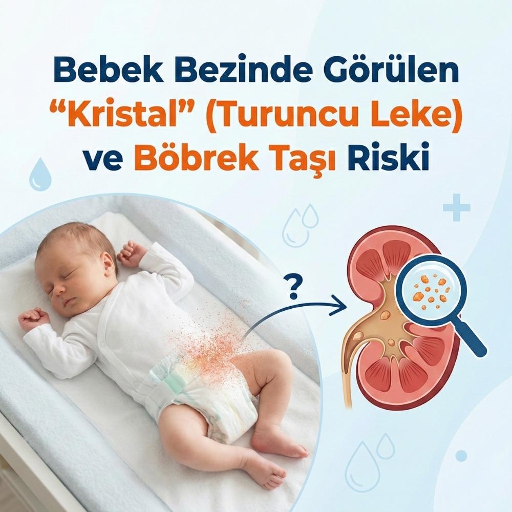 Bebek bezinde turuncu leke ne anlama geli